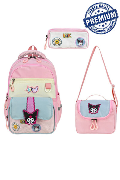 Alanç Gift Ultra Luxury Girls' Orthopedic Primary School Bag with Back Suppor...