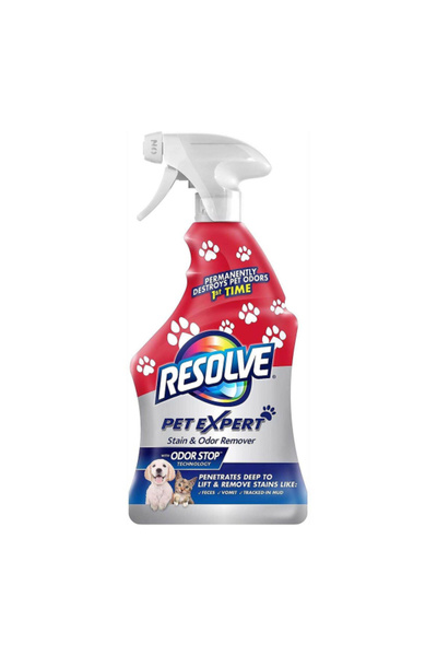 Resolve Pet Expert Stain & Odor Remover, Carpet & Upholstery Cleaner Spray, 2...