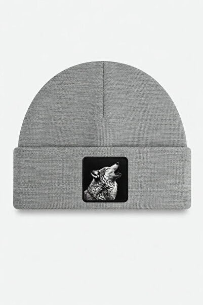 BlackBörk Vuk Logo Sivi Beret