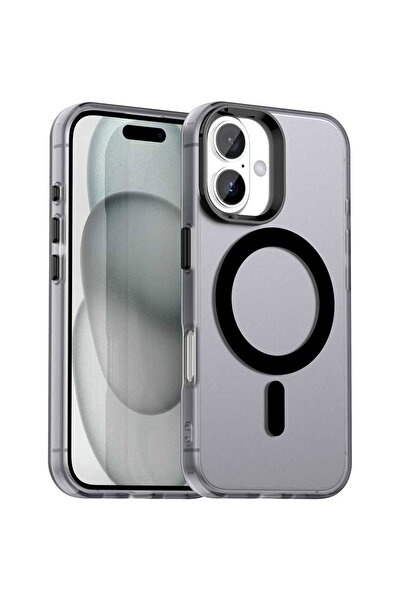 Techsuit Husa pentru iPhone 16 - CandyCase MagSafe - Black