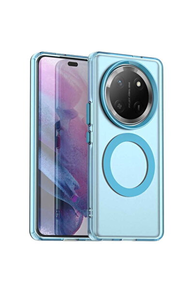 Techsuit Husă pentru Honor Magic7 Lite - CandyCase MagSafe - Albastru