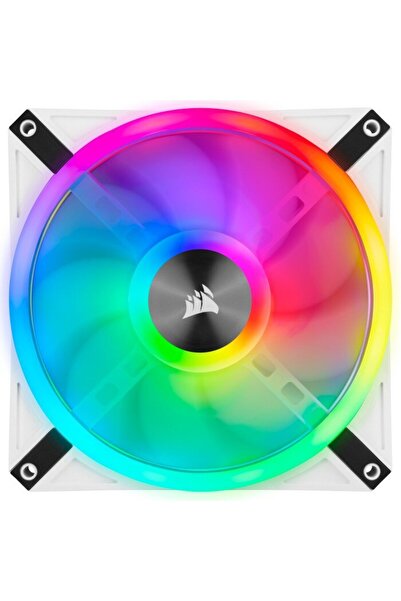 Corsair iCUE QL140 RGB 140x140x25, ventilator carcasă (alb, ventilator unic f...