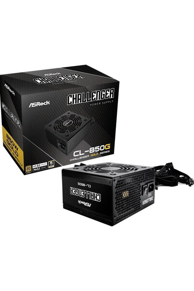 ASROCK 90-UXC085-GNEAAA, 850 W, ATX 3.1, Negru