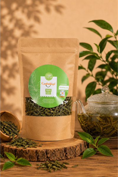 Canbakkal Doğal ve Katkısız Yaprak Yeşil Çay (100g) – Hakiki, Orijinal ve Sağ...