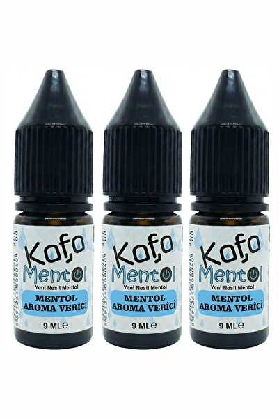 Kafa Mentol Mentol Aroma Verici 9 ML x 3 Adet ( Sıvı Damlalıklı )