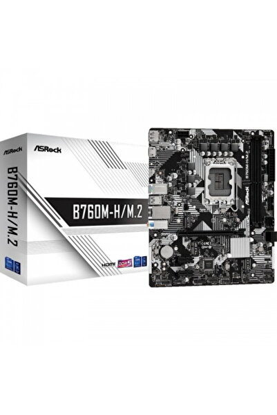 ASROCK Placă de bază B760M-H/M.2, Intel B760, Socket 1700, mATX