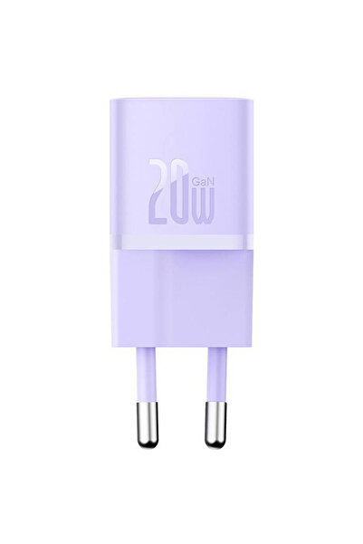 Baseus Mini încărcător de perete GaN5 20W (violet)