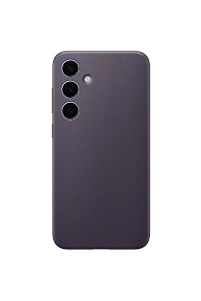 Samsung Vegan Leather Case pentru Galaxy S24+, DARK VIOLET