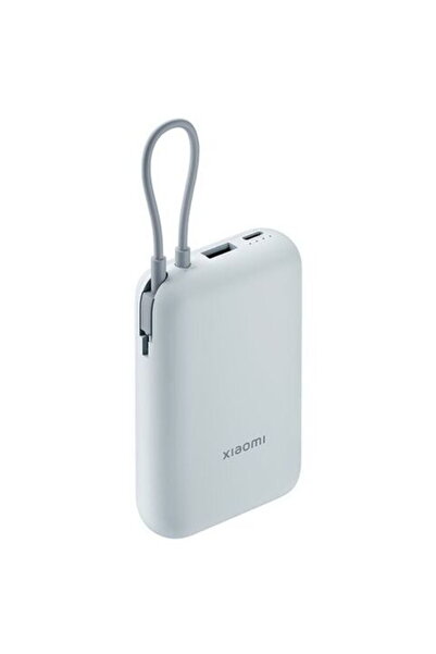 Xiaomi Power Bank 10000mAh 22.5W cu cablu integrat Cablu Type-C Ice Blue EU B...