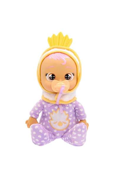 Cry Babies Ağlayan Yumuş Newborn Bebek CYB68000 - Mor Pijamalı Lexi