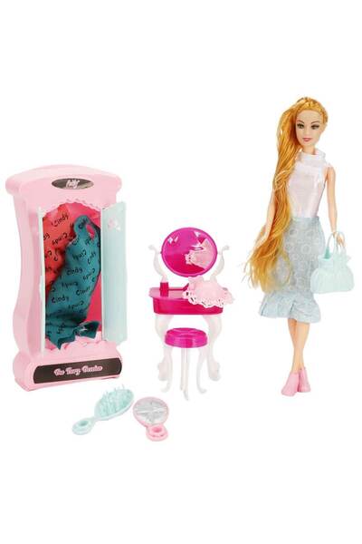 Sunman Cindy Doll Bu Tarz Benim Moda Seti - Sarı Saçlı Bebek