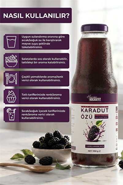HAVRAN KOCASEYİT Taneli Karadut Özü 1400 gr