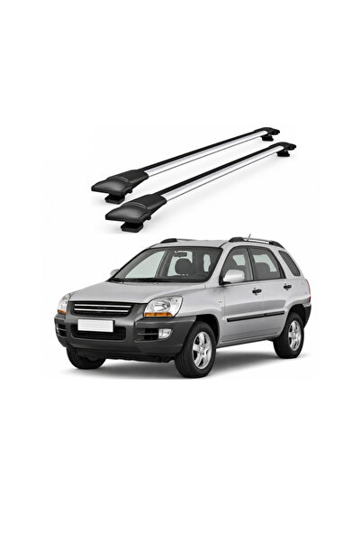 ART Bare portbagaj transversale auto aluminiu compatibile Kia Sportage (Je/Km...
