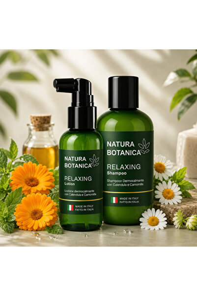 7LIFE Natura Botanica Sampon & Lotiune Calmant pentru scalp sensibil cu galbe...