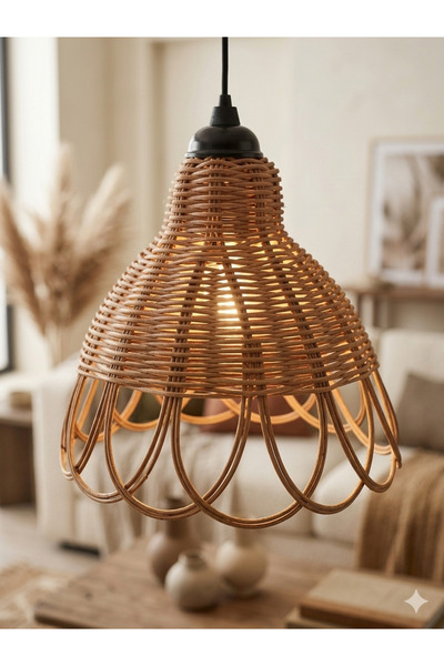 Happy Hands Rattan Bambu Avize Sarkıt