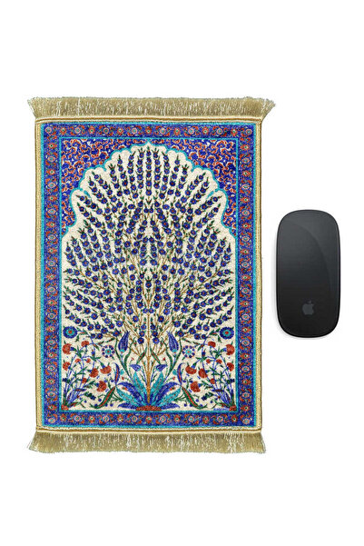 Bursa İpek Mousepad decorativ mic, turcoaz