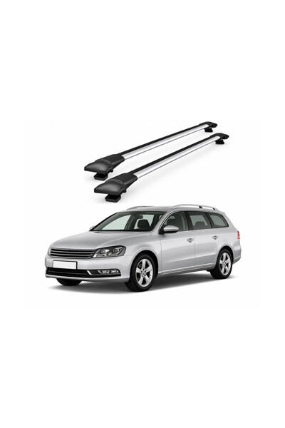 ART Bare portbagaj transversale auto aluminiu compatibile Volkswagen Passat V...
