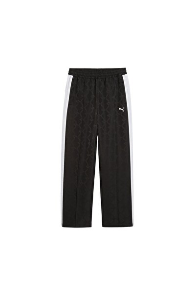 Puma 634557-01 T7 Jacquarded Woven Pants Op Kadın Eşofman Altı Siyah