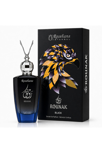rosehane Extract de Parfum Rounak Black, Unisex, 160 ml