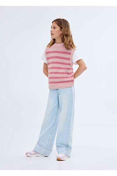 MANGO Kids Pulover tricotat cu dungi