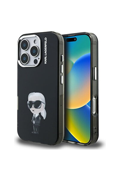 Karl Lagerfeld Case for iPhone 16 Pro - IML Aquarelle Karl & Logo MagSafe (KL...