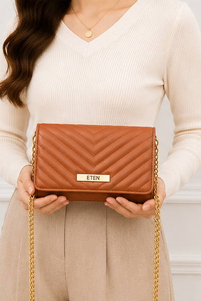ETEN Ladies Clutch Bag TAN