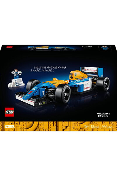 LEGO Icons Williams Racing FW14B & Nigel Mansell в„ў 799 piese 18+ ani