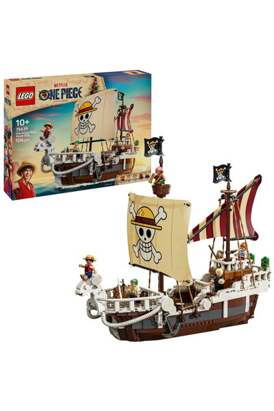 LEGO One Piece Corabia de pirati Fasneata Merry 75639, 1376 piese 10ani+