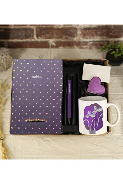 GAGGA GIFT Kişiye Özel Desenli Defter & Kişiye Özel Tükenmez Kalem & Baskılı ...