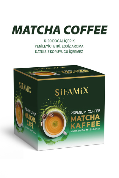 Şifamix Matcha Kahvesi 1 Aylık Kullanım Premium Coffee