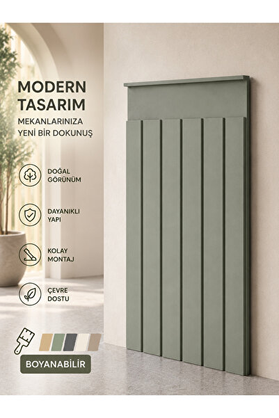 petels Duvar Paneli 45 Cm Genişlik X 105 Cm Ham Mdf Duvar Paneli Panel45cm