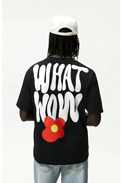 The Champ Clothing Ανδρικό μπλουζάκι Crew Neck Heart's Out με εμπριμέ μαύρο O...