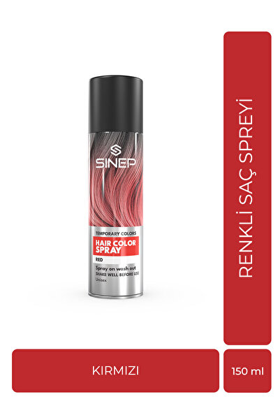 Sinep RENKLİ SPREY KIRMIZI 150 ML