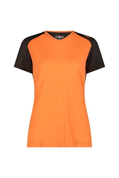 CMP Tricou de damă Unlimitech Performance Merino-Portocaliu-XS