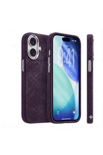 megaMobile Husă protecție Premium Denim, textură blug, protecție camere, comp...