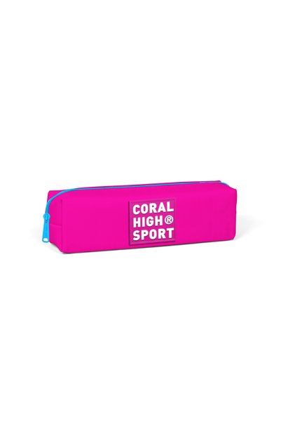 Coral High Sport Single Compartment Pink Pencil Bag
