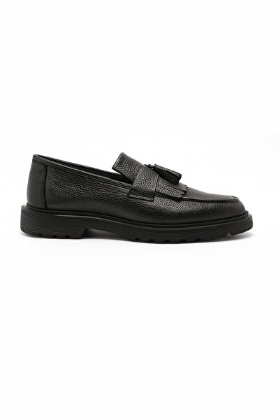 Morven Pantofi din piele cu talpă Flotur Eva pentru bărbați, negri