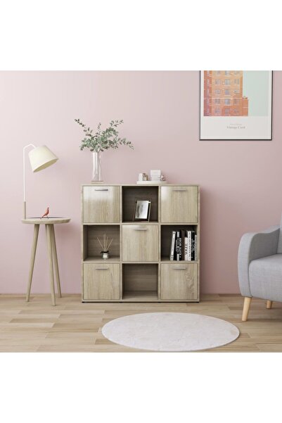 Concept Bibliotecă, stejar Sonoma, 90 x 30 x 90 cm, PAL