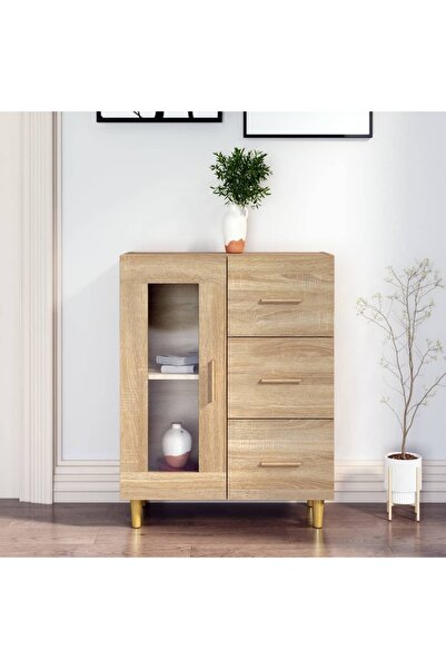 Concept Servantă, stejar sonoma, 69,5x34x90 cm, lemn prelucrat