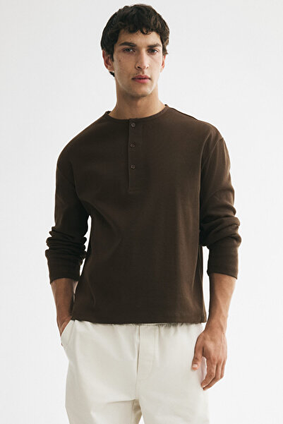 H&M Sıfır Yaka Üst Relaxed Fit