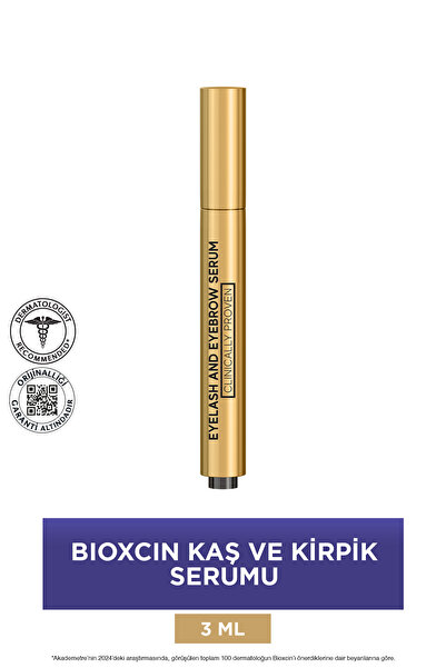 Bioxcin Kaş Kirpik Serumu - Kolajen Hyaluronik Asit Hint Yağı Keratin Peptidleri B5 Biocomplex B11