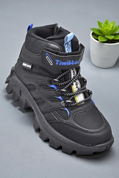 ISPARTALILAR 390U Orthopedic Sole Elastic Velcro Girls' Boots Boys' Boots Uni...