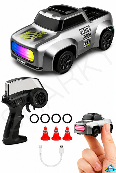 SHARKY Oyuncak 2.4GHz Uzaktan Kumandalı 4x4 Şarjlı LED Işıklı Drift Yapan Min...