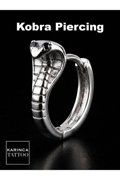 Karınca Piercing Kobra Yılan Pirinç Forward Helix Snug Daith Rook Septum Kula...