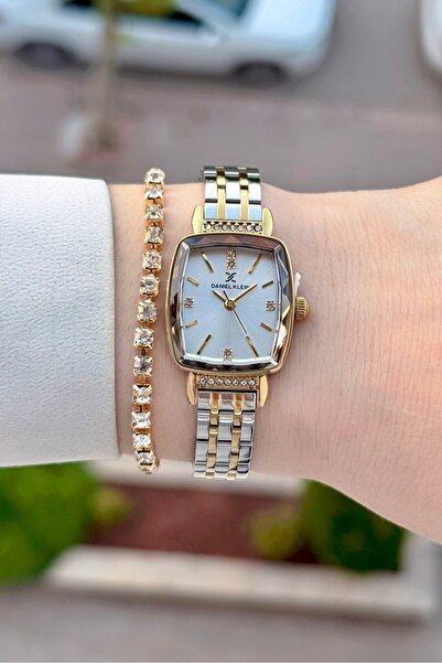 Daniel Klein Sarı Silver Renk 24 Ay Garantili 22 Mm Kadın Kol Saati