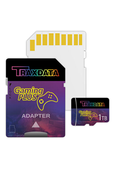 Traxdata Card Memorie microSDXC 1 TB Gaming Plus, U3, V30, A2, cu Adaptor SD,...