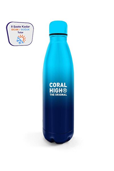 Generic Brand Yaygan 11934 Coral High Steel Thermos Bottle