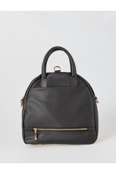 Jimmy Key Black Multi-Compartment Bag with Adjustable Strap
