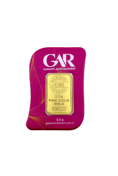 Garanti Altın Rafineri 2.5 gr 24 Ayar GAR Gram Altın