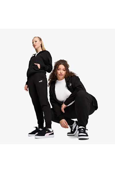Puma Ess No. 1 Logo Sweat Kadın Siyah Pantolon
